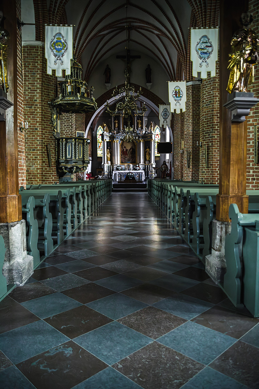 wnętrze Kościoła Fara w Pucku