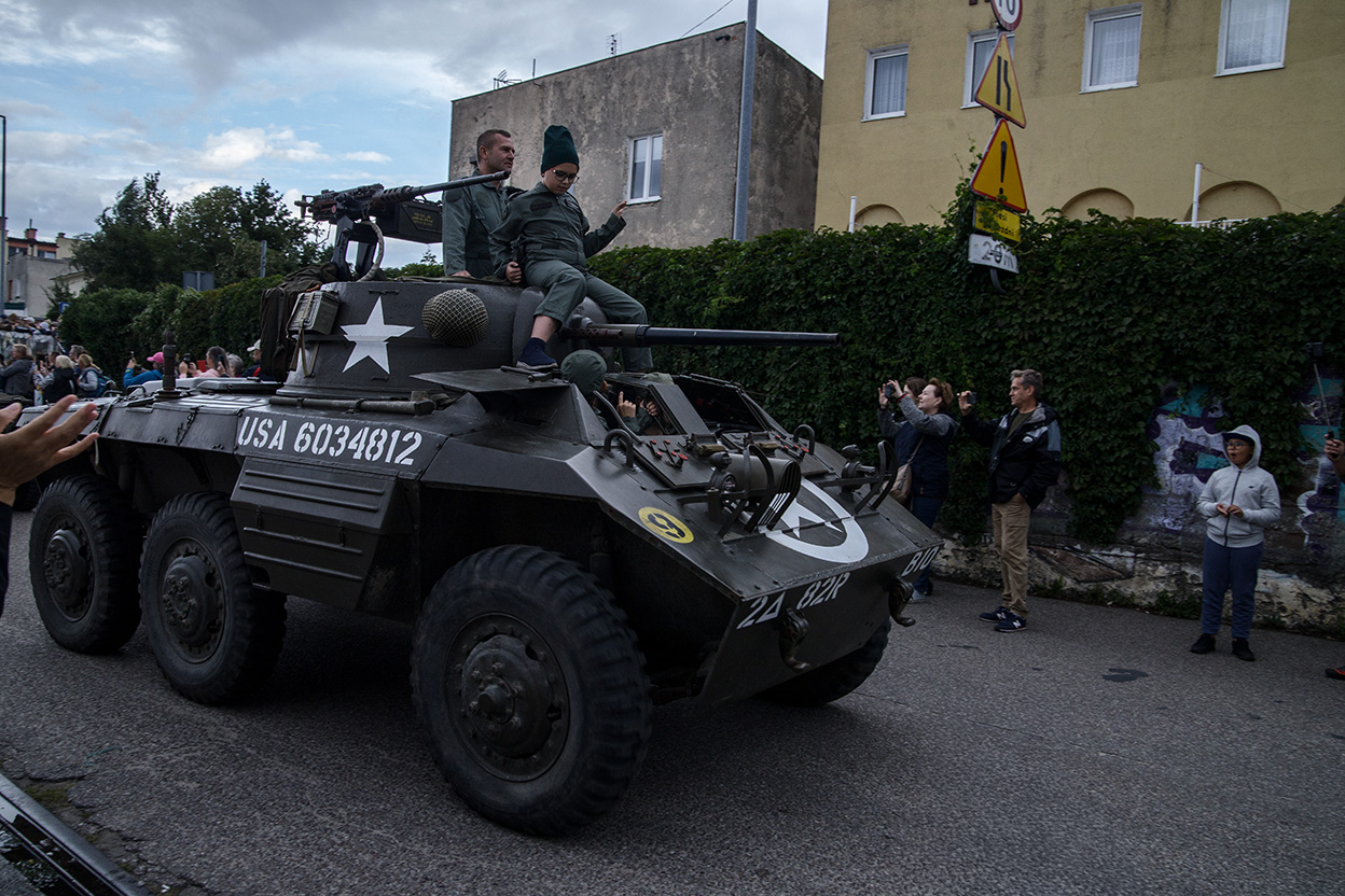 parada zabytkowych pojazdów na Helu 08.2025