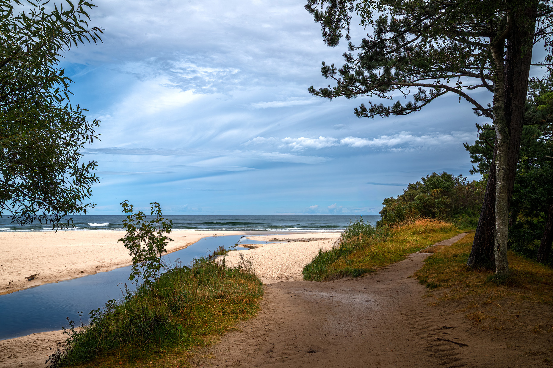 Ujście Kanału Karwianka do Bałtyku
