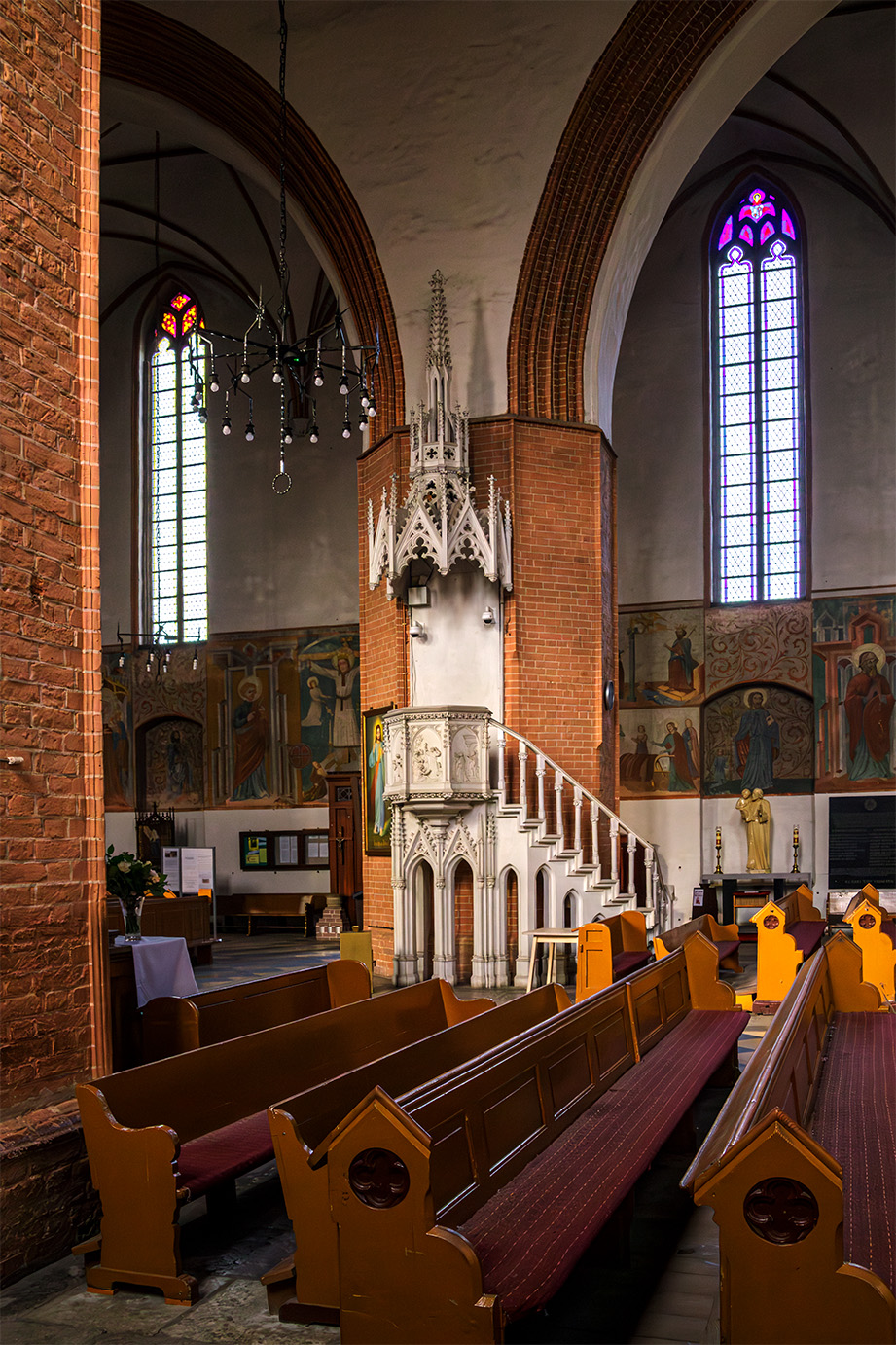 wnętrze konkatedry w Kwidzynie